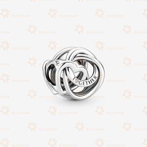Pandora Family Always Encircled Heart Charm